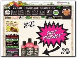 https://www.lush.com/uk/en website