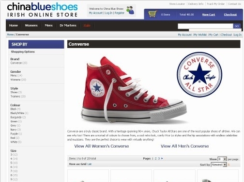 https://www.chinablueshoes.com/converse.html website