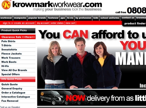 https://www.workwearexpress.com/krowmark website