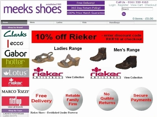 https://www.meeksshoes.co.uk/ website