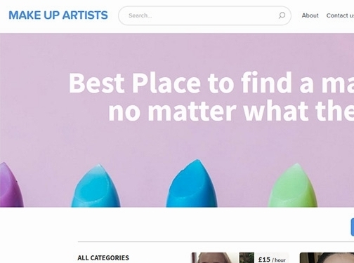 https://makeupartists.co.uk/ website