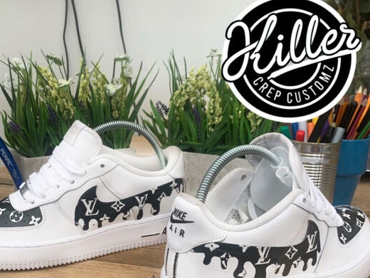 Custom Painted Footwear  Killer Crep Customs. Custom Air Force 1s UK