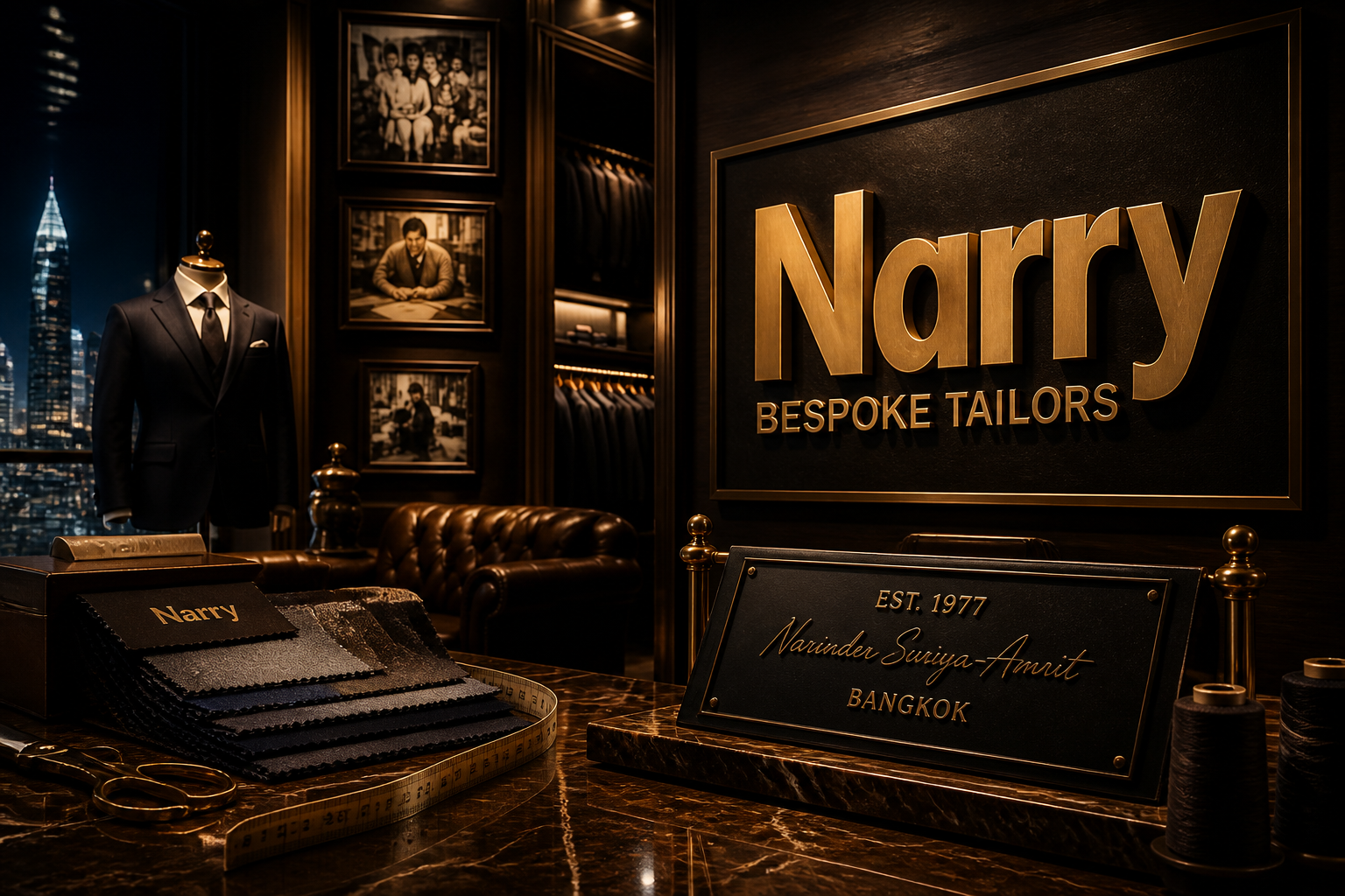 Narry Bespoke Tailors - Premium custom tailoring